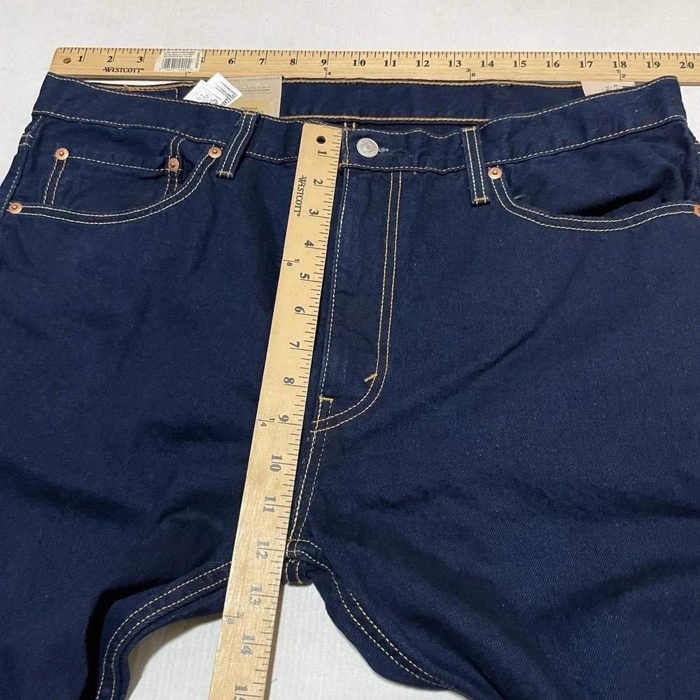 Levis 512 Slim Taper Mens Jeans 38 X 30 Blue Dark Wash Denim 28833-2242 NEW